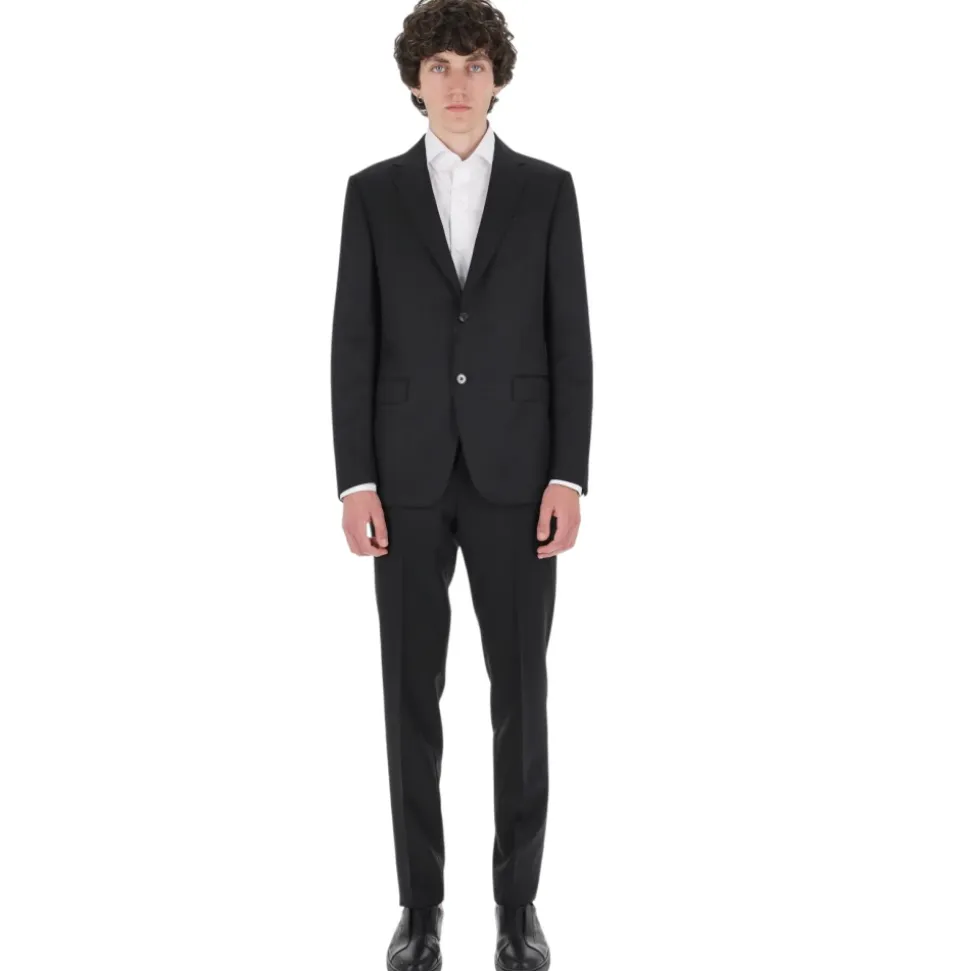 Abito Slim Fit en Laine-Mohair Drop 7