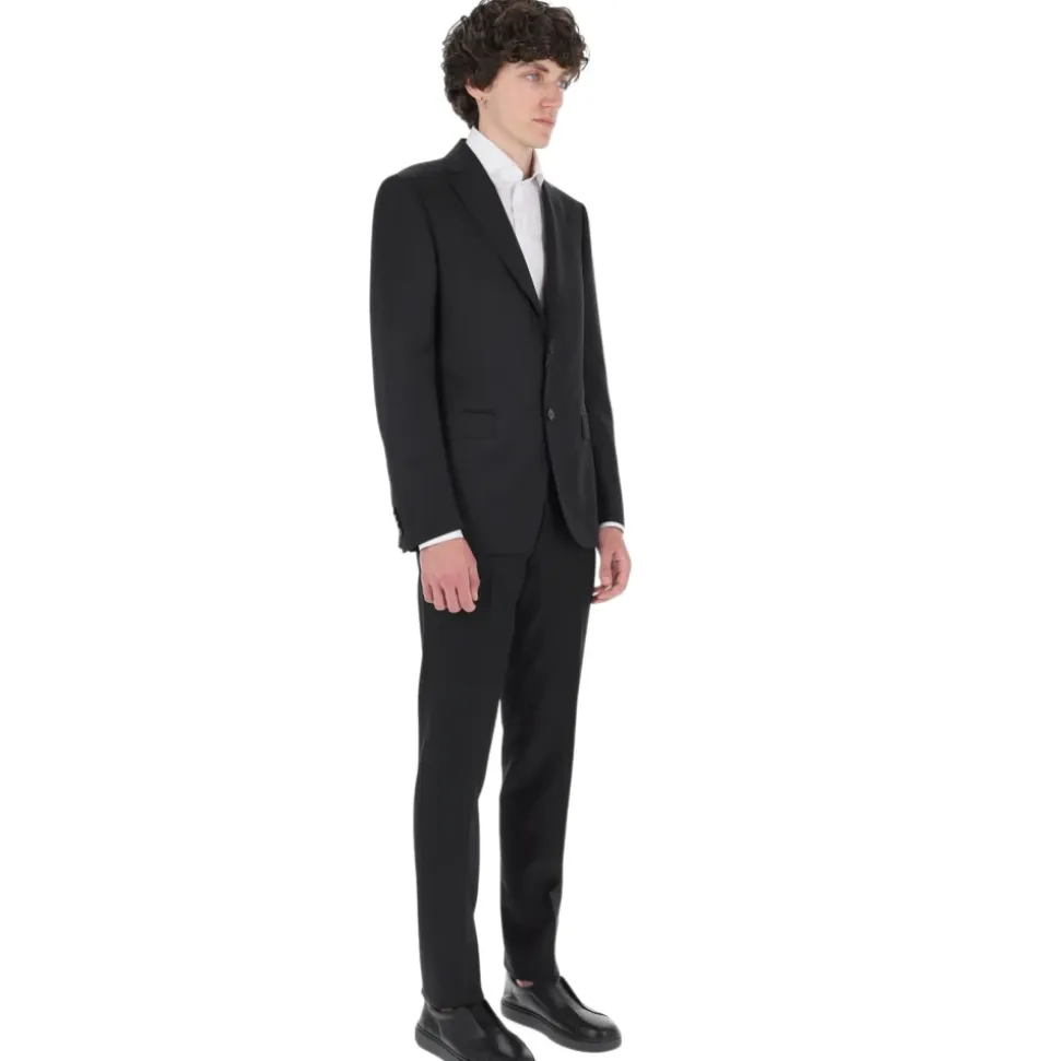 Abito Slim Fit en Laine-Mohair Drop 7
