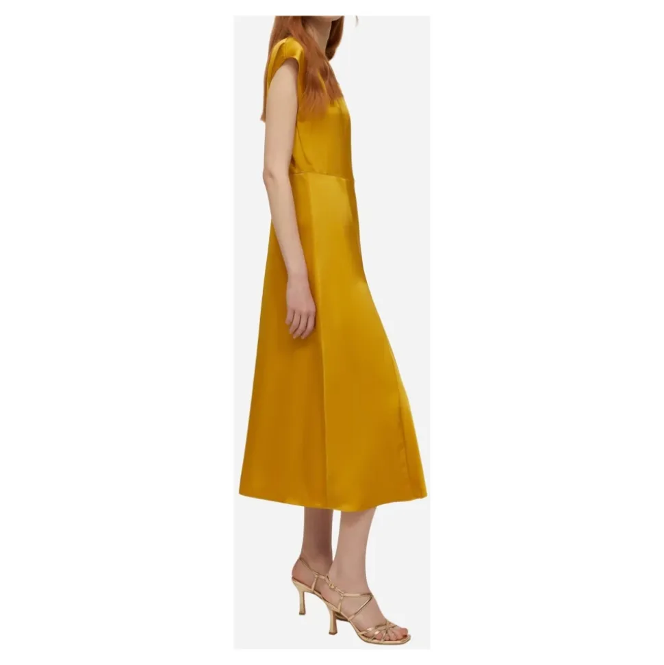 Adele Midi Satin Dress
