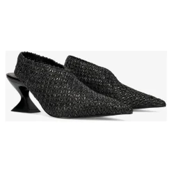 AJ651 Escarpin en raphia