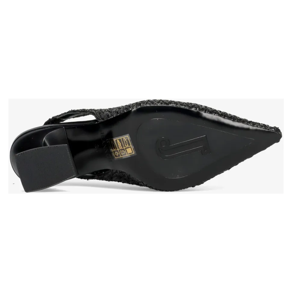 AJ651 Escarpin en raphia