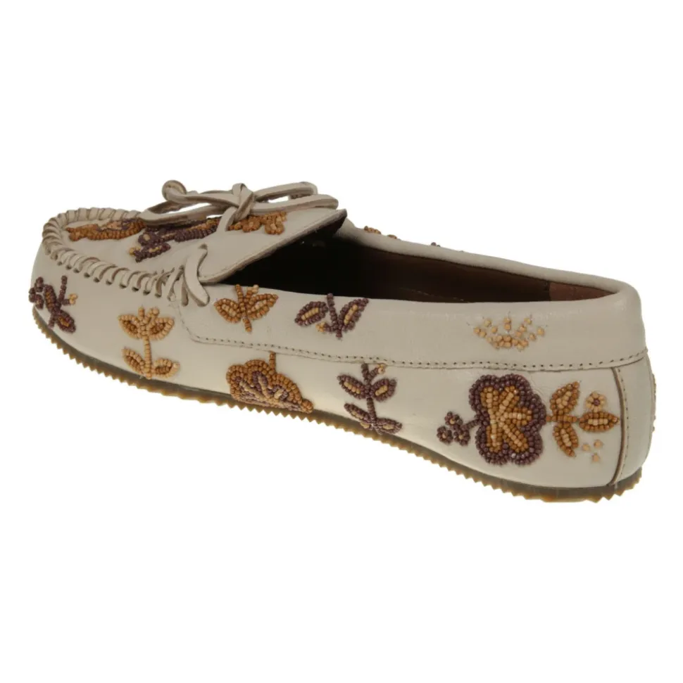 Arianna Mocassins Brodées de Perles Florales