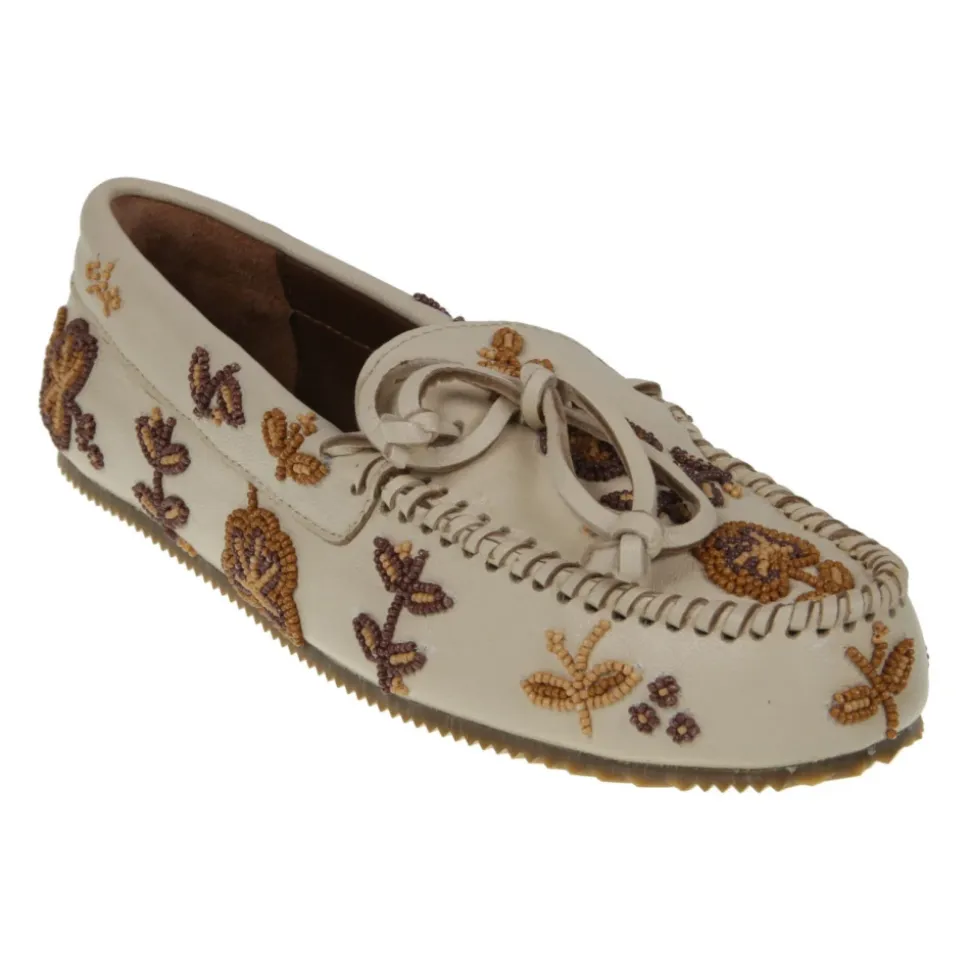 Arianna Mocassins Brodées de Perles Florales