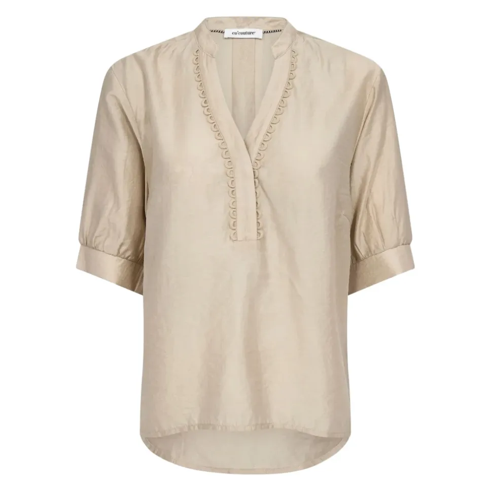 AviCC Lace SS V-Blouse