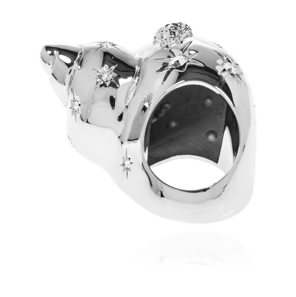 Bague avec motif de coquillage