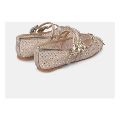 Ballerine filet boucles strass