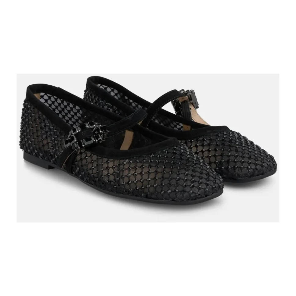 Ballerine à lacets et perles