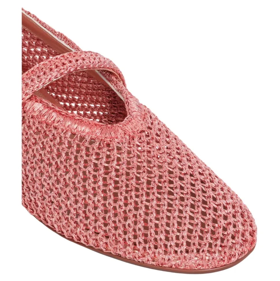 Ballerine plate en résille