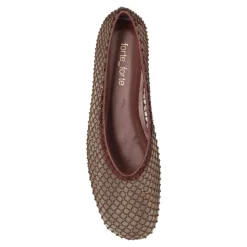 Ballerines avec Cristaux Scintillants