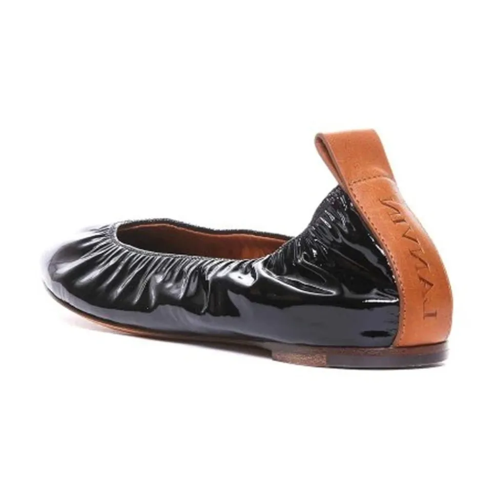 Ballerines en cuir