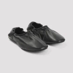 Ballerines souples en cuir