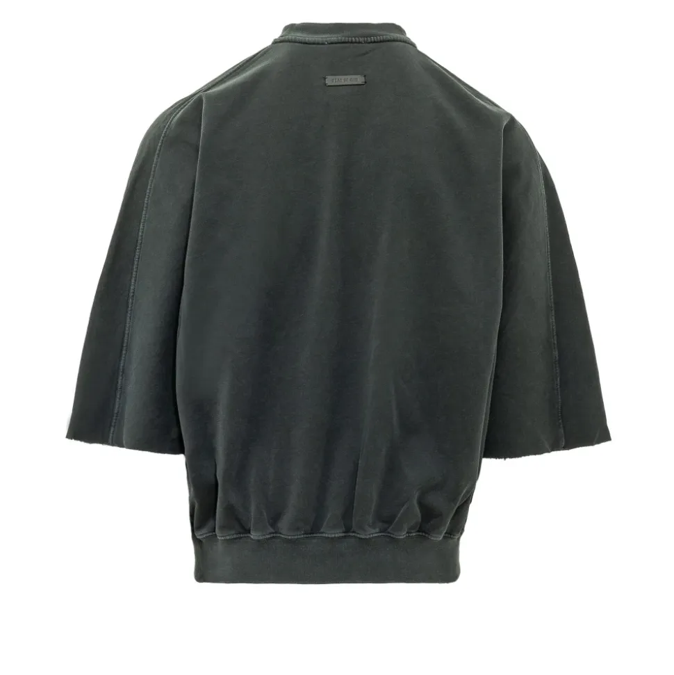 Baseball Cut Sleeve Sweatshirt