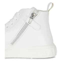 Baskets montantes en cuir