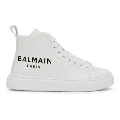Baskets montantes en cuir