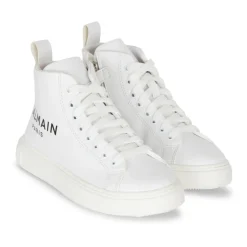Baskets montantes en cuir