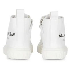 Baskets montantes en cuir