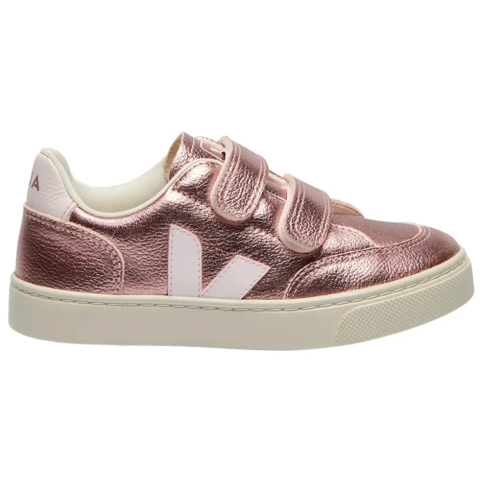 Baskets Roses en Cuir Chromefree V-12
