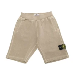 Bermuda Beige avec Écusson Logo