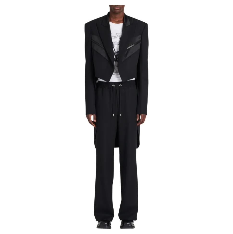 Blazer avec -de-pie en satin