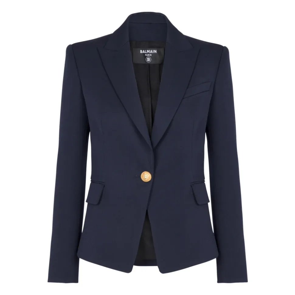 Blazer en laine à un bouton