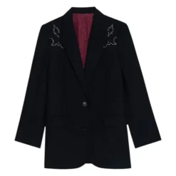 Blazer sur mesure avec détails western