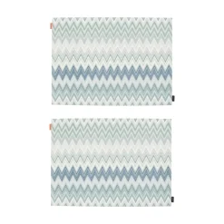 Bleu Ciel Réversible Mini Logo Tag Set