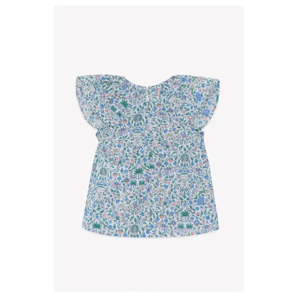 Blouse smockée imprimé Liberty