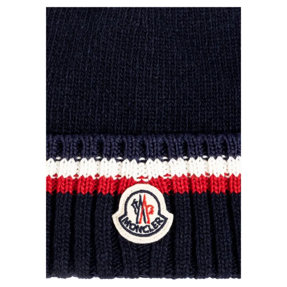 Bonnet en laine avec logo