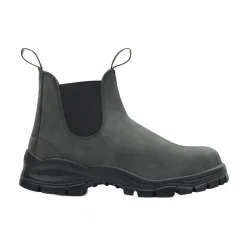Boots Chelsea Unisexes en Cuir Rustique