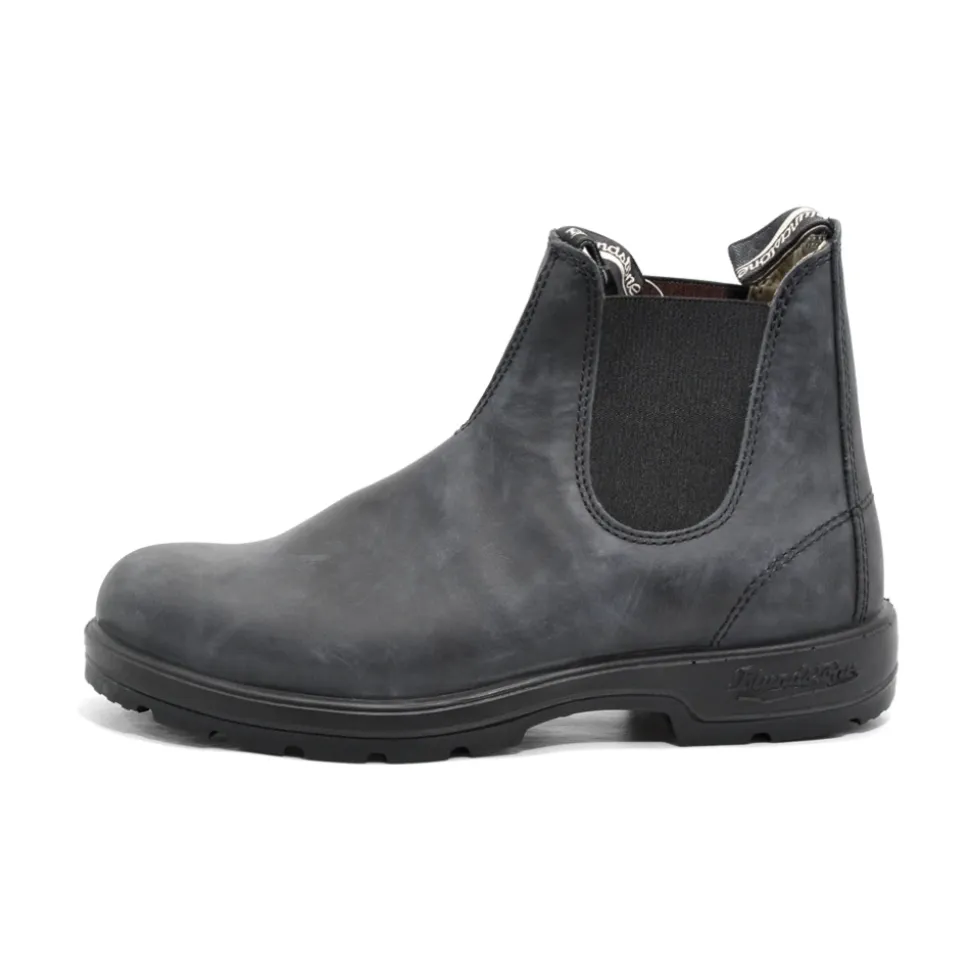 587 Botte en cuir rustique