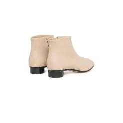Bottes basses en cuir