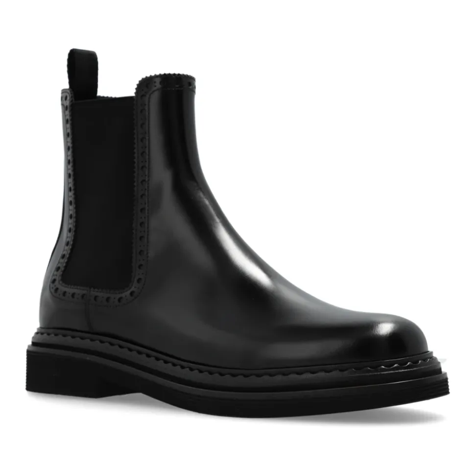 Bottes Chelsea en cuir
