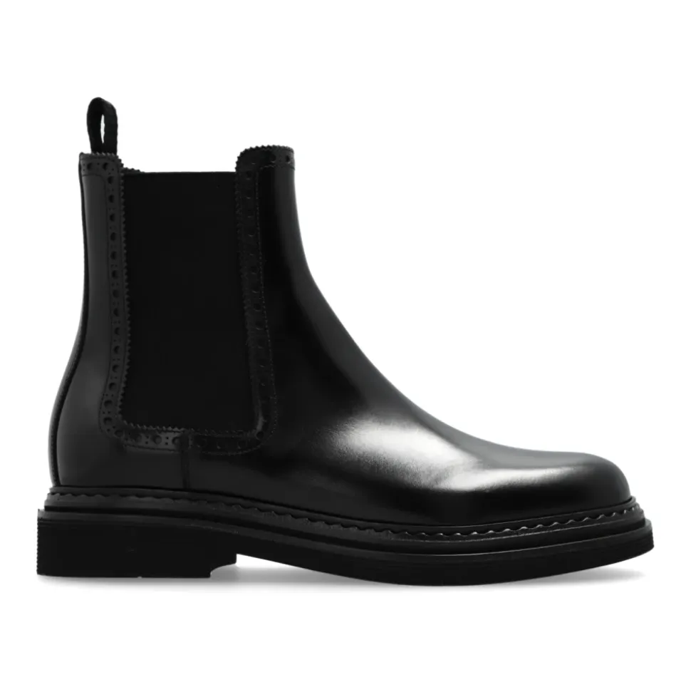 Bottes Chelsea en cuir