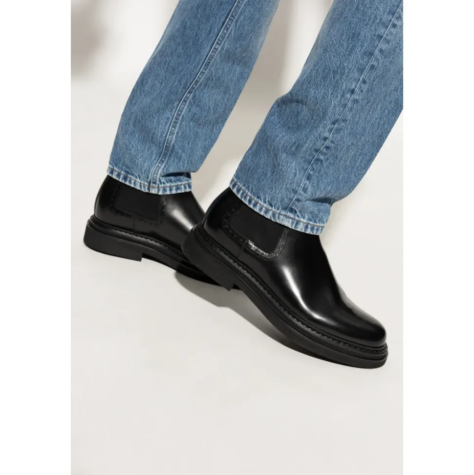 Bottes Chelsea en cuir