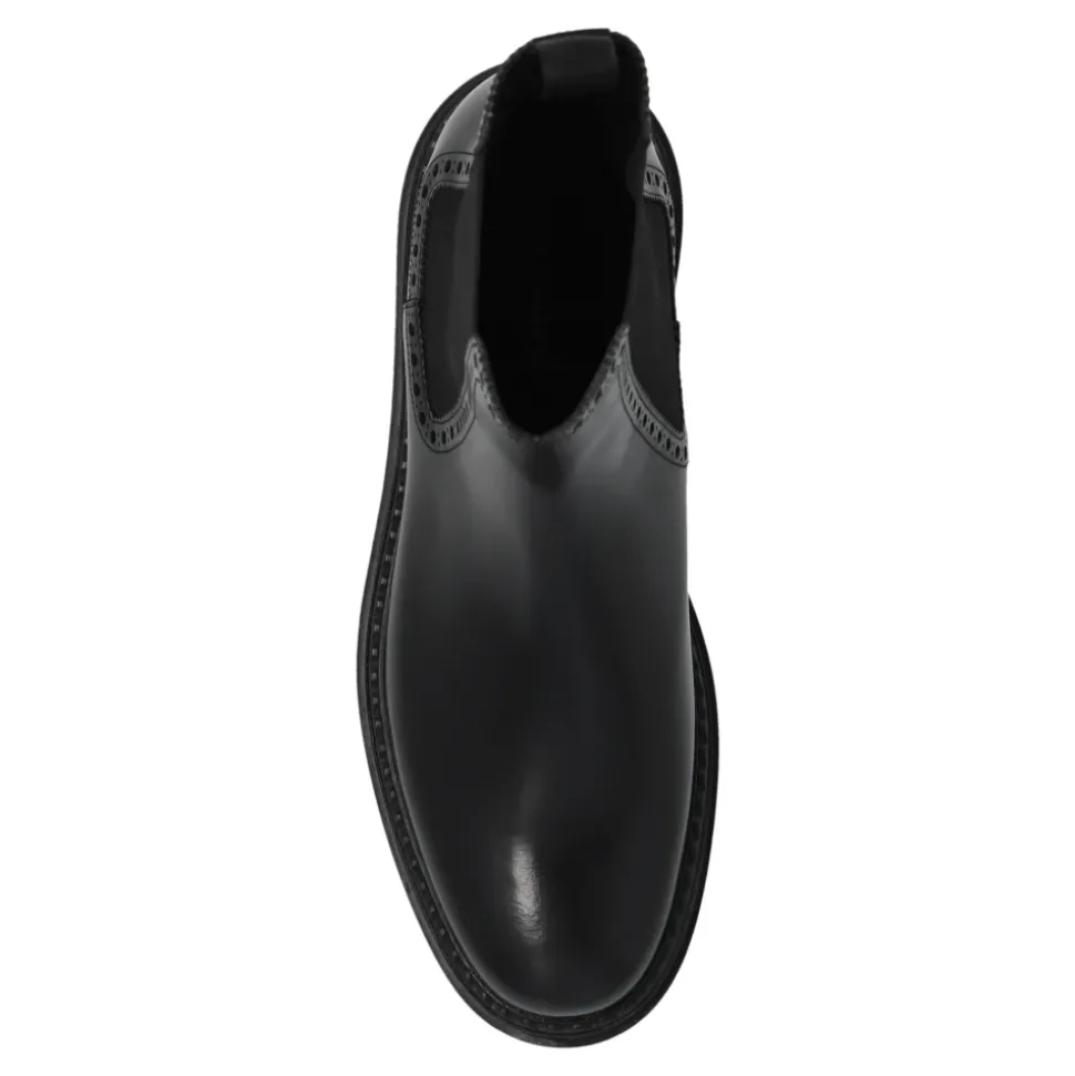 Bottes Chelsea en cuir