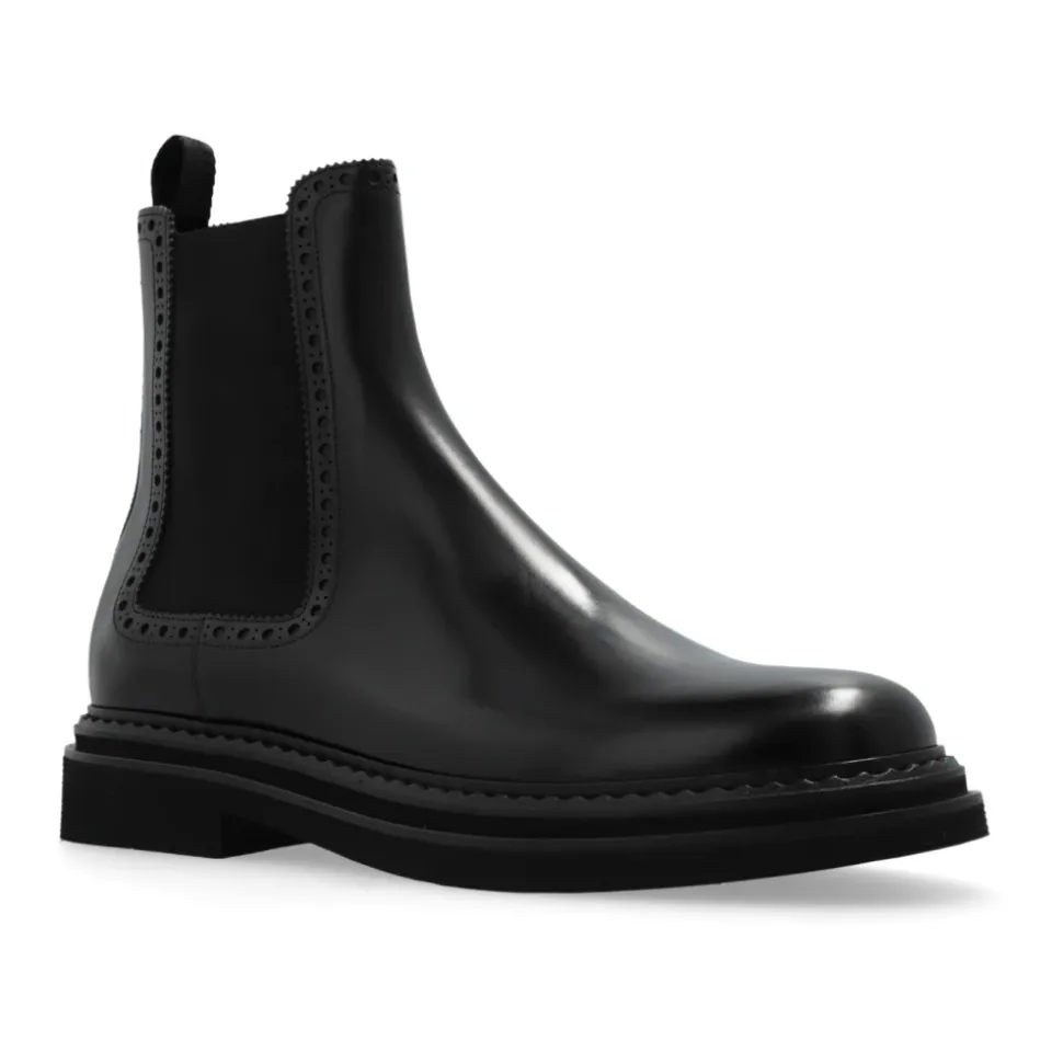 Bottes Chelsea en cuir