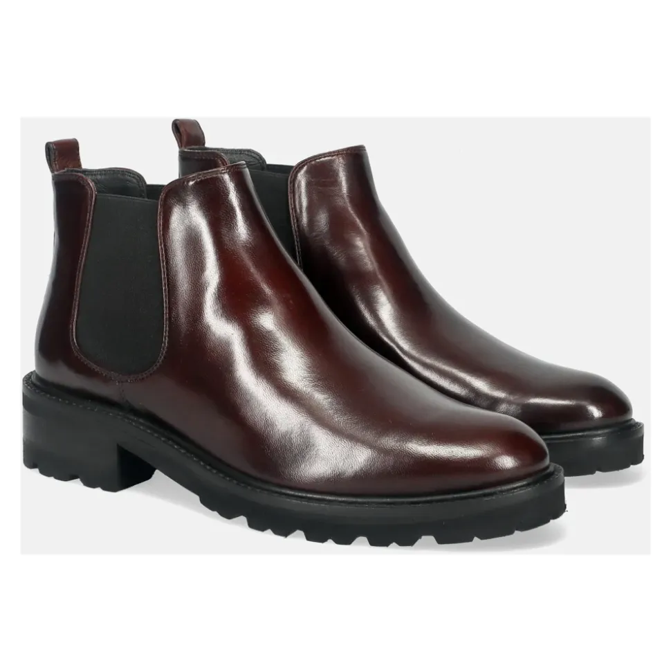 Bottes Chelsea en Cuir Marron