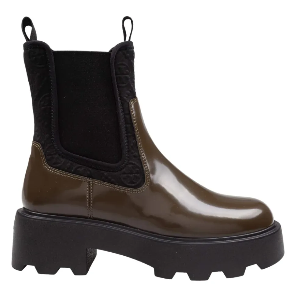 Bottes Cheville Vert Olive Design Élégant