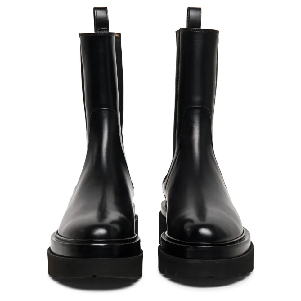 Bottes de combat en cuir élégantes