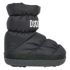 Bottes de neige matelassées à logo imprimé