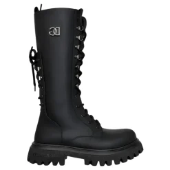 Bottes en cuir de veau Nappa