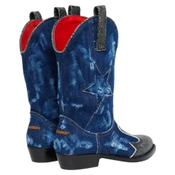 Bottes Texanes Super Star en Denim
