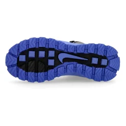 Bottine Noire Mid-Top avec Accents Bleus