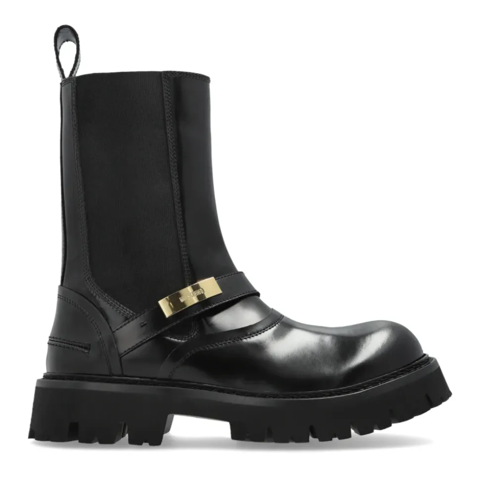 Bottines avec logo