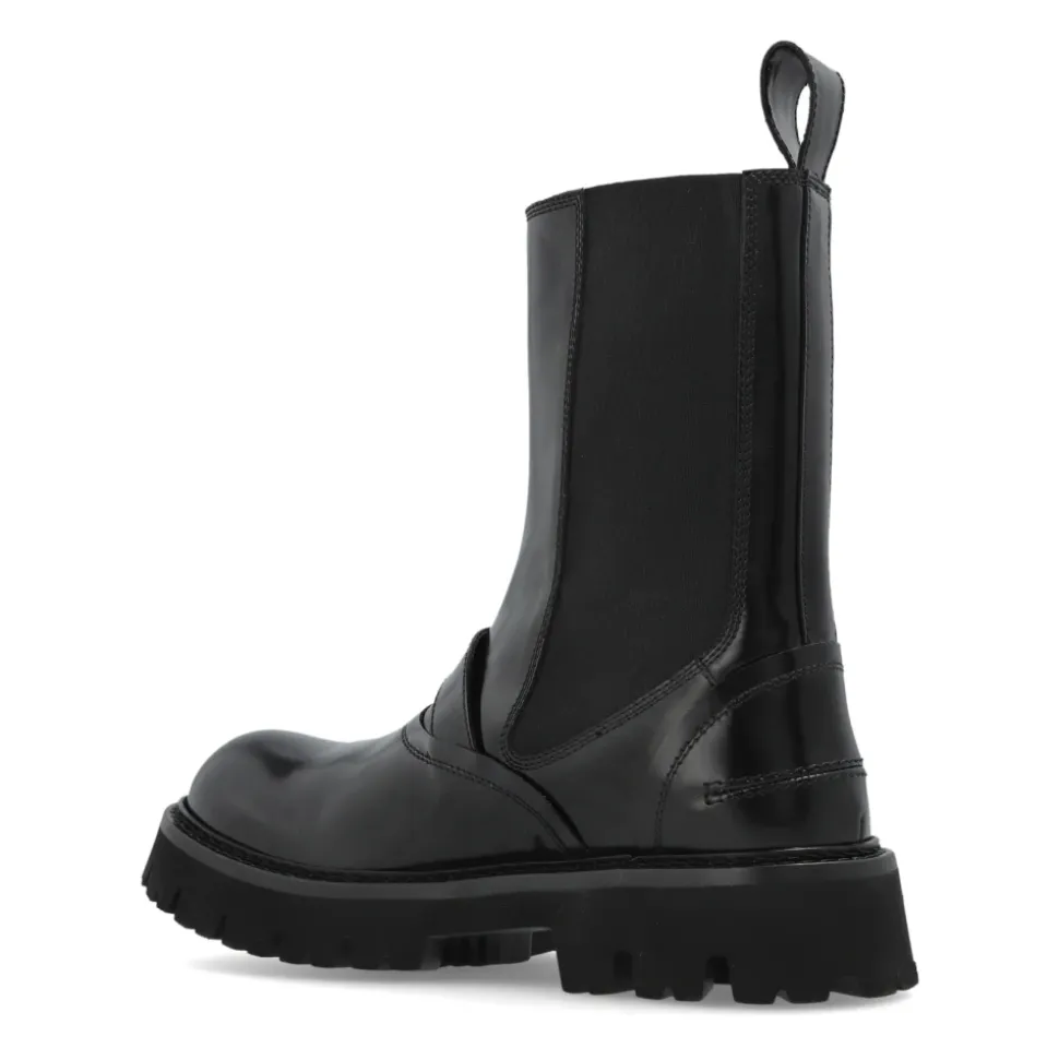 Bottines avec logo