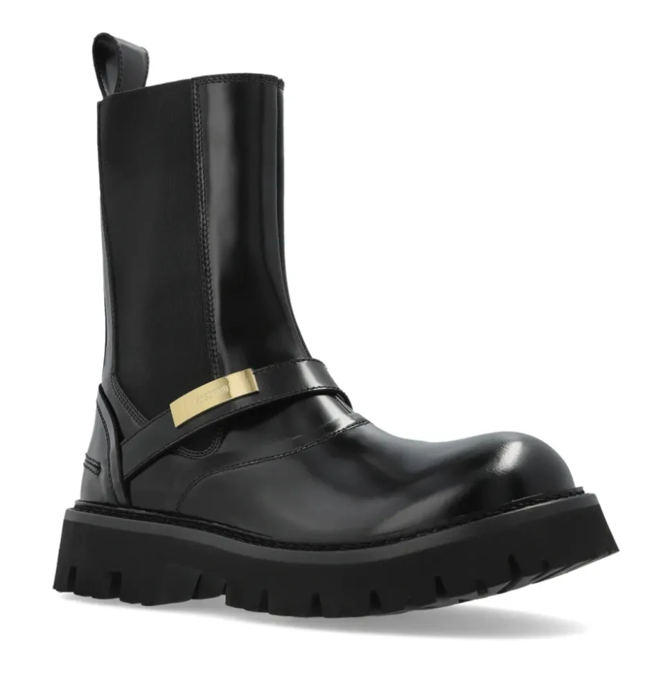 Bottines avec logo