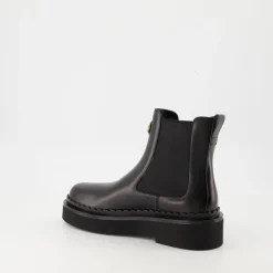 Bottines Beatle en cuir noir