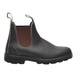 Bottines Chelsea Classiques en Cuir Marron