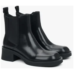 Bottines Chelsea en Cuir Noir