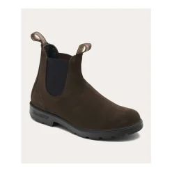 Bottines Chelsea en daim imperméable